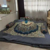 لحاف کرسی دست دوز مخملی مدل شاه عباسی 4 در 4|رختخواب، بالش، پتو|تهران, شهید رجایی|دیوار
