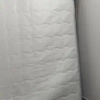 تخت دو نفره ام دی اف همراه تشک|تخت و سرویس خواب|قم, نیروگاه|دیوار