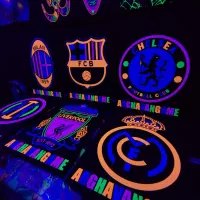 تابلو شاسی بلک لایت طرح لوگو باشگاهی