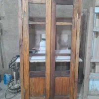 درب سنتی چوبی قدیمی|کلکسیون اشیاء عتیقه|یزد, |دیوار