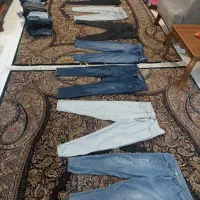 شلوار لی خارجی اصلی در حد نو