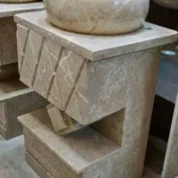 روشویی سنگی با آینه|لوازم سرویس بهداشتی|خرمآباد, |دیوار