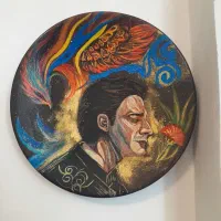 دیوار کوب نقاشی همایون شجریان