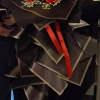 گل روبانی و روبان مرواریدی حلقه