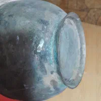 ظرف مسی قدیمی|کلکسیون اشیاء عتیقه|لنگرود, |دیوار