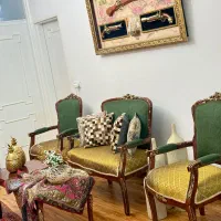 مبل استیل سلطنتی ۸ نفره طرخ فرانسوی