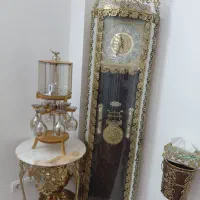 ساعت قدی برنز ومیز برنز