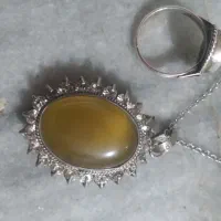 گردنبندنقره|کلکسیون اشیاء عتیقه|سرپل ذهاب, |دیوار