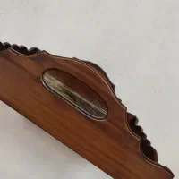 سینی چوبی رزینی|ظروف سرو و پذیرایی|قم, بلوار امین و ساحلی|دیوار