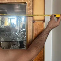 بوفه چوبی در حد نو|بوفه، ویترین، کنسول|تهران, دهکده المپیک|دیوار