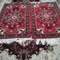 جفت زرنیم 1در1ونیم نقشه هریس پشم نساجی بافته شده