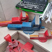 ابزار آتا گیره رومیزی آچار بکس جک۳تن انبردست کلاغی