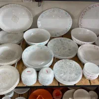 سرویس آرکوپال  سفید و طرح دار ۲۶ پارچ در گنجینه