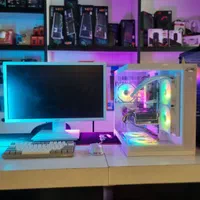 کامپیوتر گیمینگ و رندرینگ حرفه ای سفید|رایانه رومیزی|گرگان, |دیوار