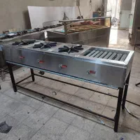 اجاق گاز3شعله صنعتی رستورانی ردیفی دوکاره مدل T36|کافی‌شاپ و رستوران|مشهد, شیرحصار|دیوار