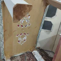 میز رنگ نشده 1×۱.۵