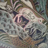 قالیچه 4متری بافت قم تابلو لیلی مجنون|فرش|قم, حنیف نژاد|دیوار