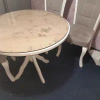 میز غذا خوری ۴ نفره طرح چوب