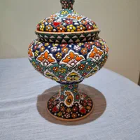 بشقاب، شکلات‌خوری، گلدان میناکاری|صنایع دستی و سایر لوازم تزئینی|تهران, سازمان برنامه شمالی|دیوار
