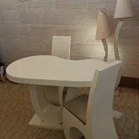 میزناهارخوری ۲نفره همراه با آباژور طرح سنگ