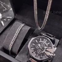 نیمست نقره ای و ساعت مدل Xarnexor//لوکس و شیک