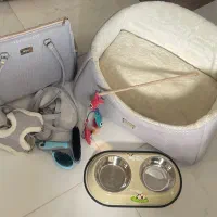 تعدادی وسایل پت(سگ و گربه)باکس جای خواب