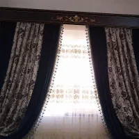 پرده پذیرایی با کتیبه