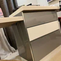 میز ناهارخوری مدرن و کشو دار با سنگ کورین