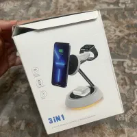 شارژر وایرلس مگنتی رومیزی در حد نو|لوازم جانبی موبایل و تبلت|تهران, تهرانپارس جنوبی|دیوار