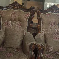 مبل سلطنتی نه نفرهراش|مبلمان خانگی و میز عسلی|مشکیندشت, |دیوار