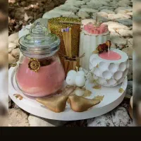 فروش ویژه شمع و سنگ مصنوعی
