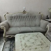 مبل استیل کلاسیک ۷نفره|مبلمان خانگی و میز عسلی|تهران, تهرانسر شمالی|دیوار