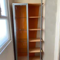 قفسه، کتابخانه، ویترین چوبی