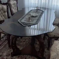 میز غذاخوری راش بدون صندلی