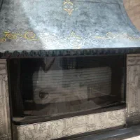 بخاری شومینه ای نقره ای|بخاری، هیتر، شومینه|قرچک, داوود آباد|دیوار