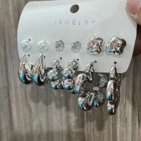 پک گوشواره آب نقره