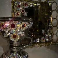 ظروف لوکس تزیین شده