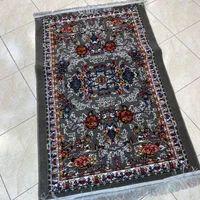 قالیچه سرمه ای فیلی همه طرح اقا سید درب منزل|فرش|مشهد, خین عرب|دیوار