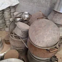 نیکل مس برنج سماور قابلمه شیرآلات چراغ|کلکسیون اشیاء عتیقه|بیرجند, |دیوار