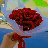 دسته گل روبانی و انواع باکس گل|گل مصنوعی|گرگان, |دیوار