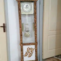 ساعت ایستاده و آینه کنسول