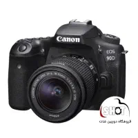 دوربین canon 90d با لنز 55-18 stm در حد اک