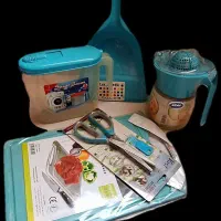 سرویس پلاستیک خاص با رنگ  سبز کله غازی درباری|ظروف نگهدارنده، پلاستیکی، یک‌بارمصرف|قوچان, |دیوار