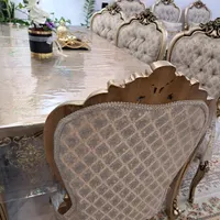 میز ناهار خوری استیل ۸ نفره