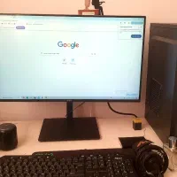 کیس گیمینگ rx580 . core i5 10400