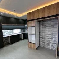 ۱۲۰ متر صفر شیک ویو و پلن معرکه تراس چیدمانی زیرفی