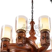 ۳ عدد لوستر چوبی  پذیرایی