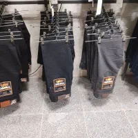 شلوار لی جین راسته مردانه سنگشور آبی و طوسی|لباس|کرمان, |دیوار