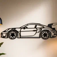 دیوارکوب فلزی دکوراتیو طرح پورشه GT3 RS