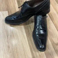 کفش مجلسی سایز ۴۵ تمام چرم، زیره هم چرم - ترکیه ای